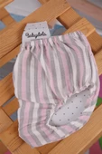 Babydola Çiçek Detaylı Kız Bebek Çocuk Bayramlık Elbise 2'li Set 13792 - 12