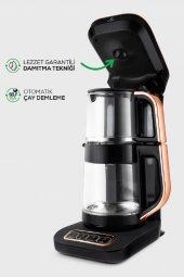 Çaysever Robotea Pro 4 In 1 Konuşan Otomatik Cam Çay ve Filtre Kahve Demleme Makinesi - 3