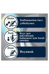 Akrilik Markör 2mm 6 Pastel Parlak Renkler Set 1 Paket Metal Cam Mantar Plastik Kumaş Deri Beton Boyama İçin İdeal - 4