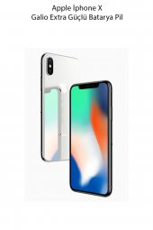 Apple İphone X Galio Extra Güçlü Batarya Pil 3500 Mah - 2