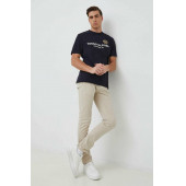 Tommy Hilfiger Crew Neck T-shirt Logo Printed SİYAH - 2