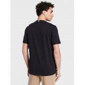 Tommy Hilfiger Crew Neck T-shirt Logo Printed SİYAH - 7