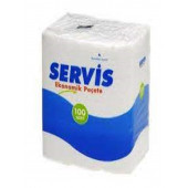 SERVİS PEÇETE BEYAZ 100 LÜ - 1