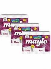 MAYLO  3 KATLI TUVALET KAĞIDI 32LİX3 ADET - 1