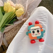 E2M AIRPODS PRO KILIF SUPER ROBOT BEYAZ thumbnail 3