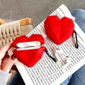 E2M AIRPODS PRO KILIF ORİGAMİ KALP KIRMIZI thumbnail 4