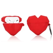 E2M AIRPODS PRO KILIF ORİGAMİ KALP KIRMIZI thumbnail 1