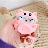 E2M AIRPODS PRO KILIF CUTE DOMUZ PEMBE thumbnail 2