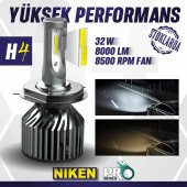 Niken Far Ampulü Led Xenon Pro Serisi H4 - 3
