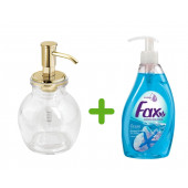 SIA-BOSP032 OVAL CAM SIVI SABUNLUK VE 1 ADET 400 ML SIVI SABUN OKYANUS KOKULU thumbnail 3