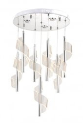 Eray Aydınlatma P7077-6+1 7li Krom Sarkıt Led Avize thumbnail 1