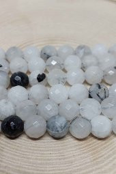 Beril Taşı (Rutil Kuvars) Faset Kesim Dizi 8mm thumbnail 1