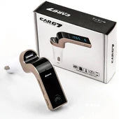 Carg7 Bluetooth Araç Fm Transmitter Usb Girişli thumbnail 1