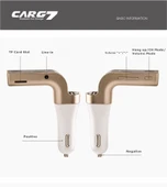 Carg7 Bluetooth Araç Fm Transmitter Usb Girişli - 2