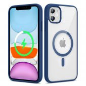 Apple iPhone 12 Kılıf Magsafe Wireless Şarj Özellikli Silikon Zore Ege Kılıf - 1