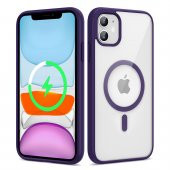 Apple iPhone 12 Kılıf Magsafe Wireless Şarj Özellikli Silikon Zore Ege Kılıf - 2