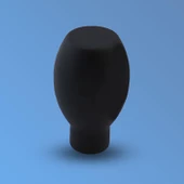 Mermi Düğme Kulp Mobilya Mutfak Çekmece Dolap Kapak Kulp Kulbu Kulpları Siyah Metal Düğme - 6