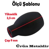 Mermi Düğme Kulp Mobilya Mutfak Çekmece Dolap Kapak Kulp Kulbu Kulpları Siyah Metal Düğme - 2