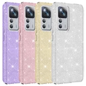Xiaomi Mi 12T Pro Kılıf Zore Shining Simli Silikon Kılıf - 6