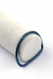 Hematit Doğal Taş Bileklik 2 x 4 mm Rondel Kesim thumbnail 1