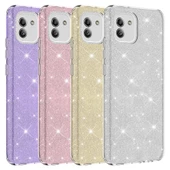 Galaxy A03 Kılıf Zore Shining Simli Silikon Kılıf - 2