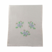 Kozalak Desenli Keten Runner - 2