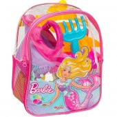 Dede Oyuncak Barbie Resimli Sırt Çantalı Plaj Set 03500 - 1