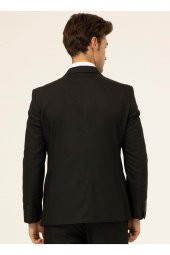 Normal Bel Slim Fit Siyah Erkek Takım Elbise Tk1020000242 - 3