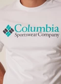 Columbia Csc M Retro Logo Ss Tee Erkek Kısa Kollu Tişört CS0311-100 - 5