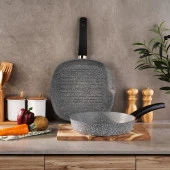 Schafer Eternal 2 li Set Grill Tava 28Cm+Tava 26Cm-Gri - 7