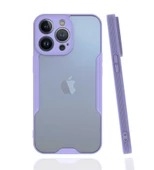 Apple iPhone 13 Pro Kılıf Zore Parfe Kenarları Pastel Renk Silikon Kılıf thumbnail 9