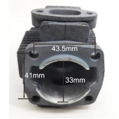 Kmtmak Benzinli ilaçlama Silindir piston conta set 33mm TF900/OS768/TU28 İlaç Motoru gömlek piston - 2