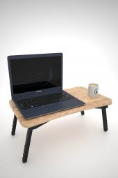 Mobezzo Laptop Sehpası Seyyar Kahvaltı Masası Katlanır Çalışma Sehpası Atlantik Çam - 4