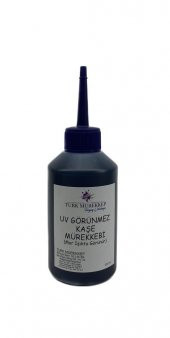 UV Görünmez Kaşe Mürekkebi 100 ml. (Mor Işıkta görünür) - 1