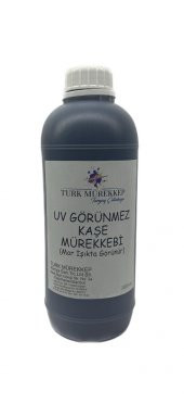 UV Görünmez Kaşe Mürekkebi 1000 ml.  (Mor Işıkta görünür) - 1