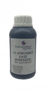 UV Görünmez Kaşe Mürekkebi 250 ml.  (Mor Işıkta görünür) - 1