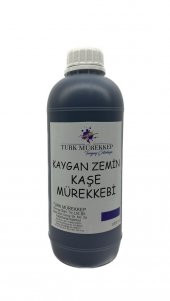 Kaygan Zemin Kaşe Mürekkebi Mavi 1000 ml. - 1