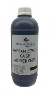 Kaygan Zemin Kaşe Mürekkebi Siyah 1000 ml. - 1