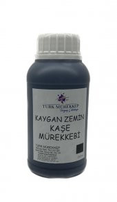 Kaygan Zemin Kaşe Mürekkebi Siyah 250 ml. - 1