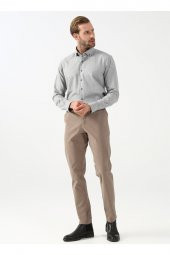 Normal Bel Normal Paça Slim Fit Bej Erkek Pantolon Pn2020500517 - 1