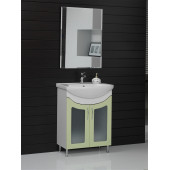Turkuaz Seramik Cerastyle Evita Serisi 55 x 41 Cm Etajerli Lavabo - 3