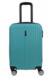 2li Valiz Seti Elatae Valiz Kabin Boy ve Makyaj Turkuaz 2li Set 1020 thumbnail 2