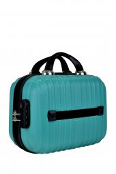 2li Valiz Seti Elatae Valiz Kabin Boy ve Makyaj Turkuaz 2li Set 1020 thumbnail 8