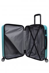 4lü Valiz Seti Elatae Valiz Büyük - Orta - Kabin Boy ve Makyaj Turkuaz 1020 thumbnail 4