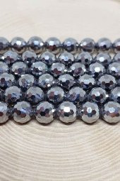 Terahertz Taşı Faset Kesim Dizi 8mm thumbnail 1