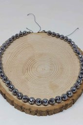 Terahertz Taşı Faset Kesim Dizi 8mm thumbnail 2