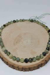 Prehnit (Prinayt) Taşı Faset Kesim Dizi 8mm thumbnail 4