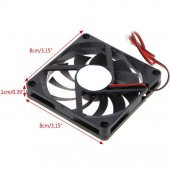 80x80x10 Kare Fan (12v) thumbnail 2