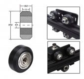 625zz Rulmanlı Teker(v Slot Open Builds Teker) thumbnail 8