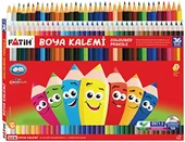 Fatih 36'lı Tam Boy Okul Kuru Boya Kalemi Karton Kutu / 33245 - 1